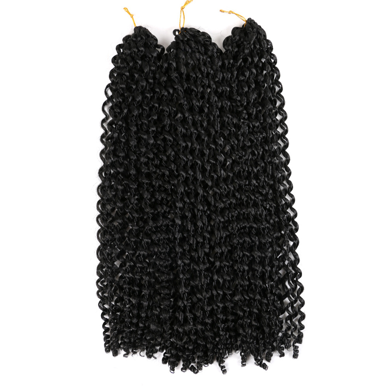 80g/pc 18inch 22Roots/pc Passion Twist Water Wave Curly Wigs Crochet Braids Hair Extensions