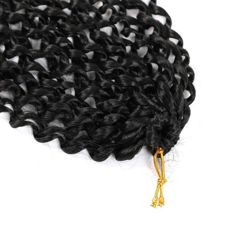 80g/pc 18inch 22Roots/pc Passion Twist Water Wave Curly Wigs Crochet Braids Hair Extensions