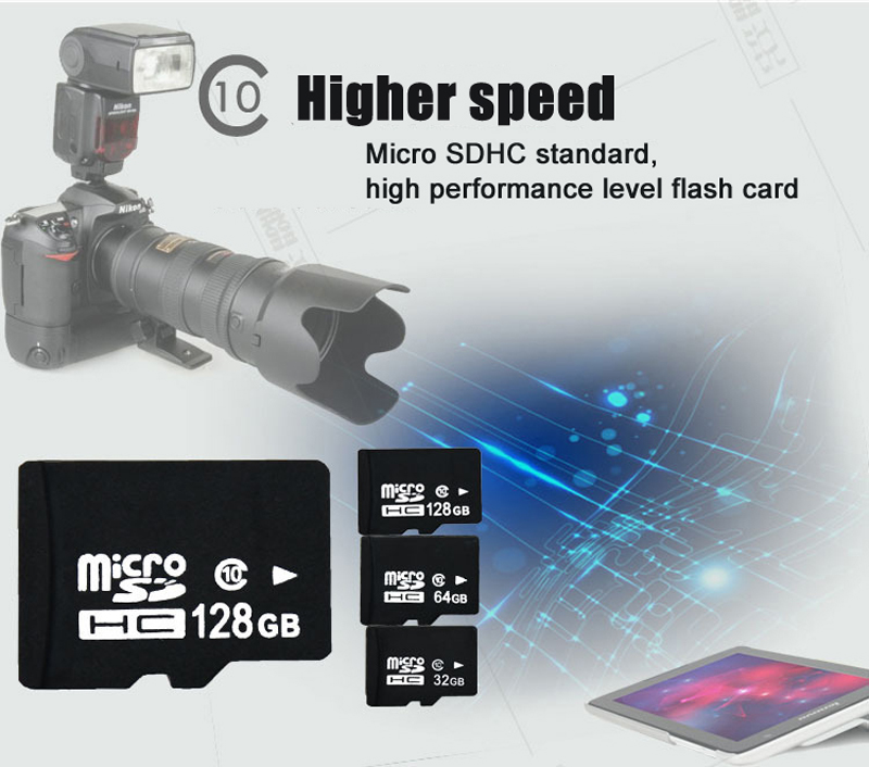 High speed Memory card Class 10 Micro SD MicroSD TF card 4G 8G 16G 32G 64G 128G 256G memory cards MemoryCards MemoryCard pendrive pen drive 8GB 16GB 32GB 64GB 128GB 256GB Phones Mobile Accessories