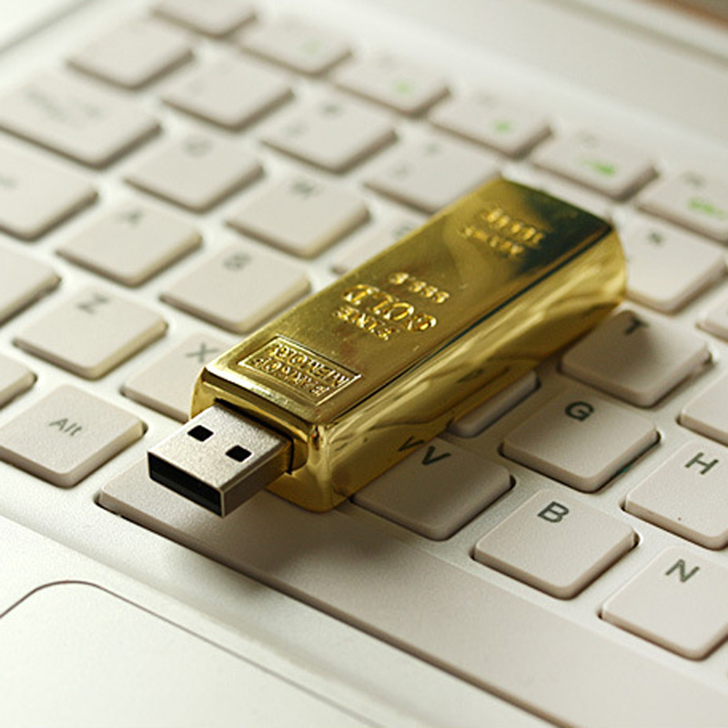 Gold brick model high speed 32G 64G 128G USB Flash Drives flash disk flash drive flashdisk flashdrive pen drive pendrive lashdisks flashdrives pendrives pen drive