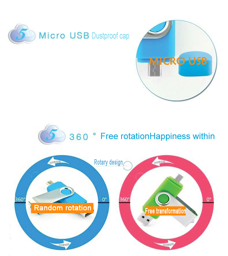 Two in one USB Flash Drives 128G 64G 32G  OTG Android  flash disk flashdisk flash drive flashdrive pendrive pen drive Computers & Accessories > Data Storage >