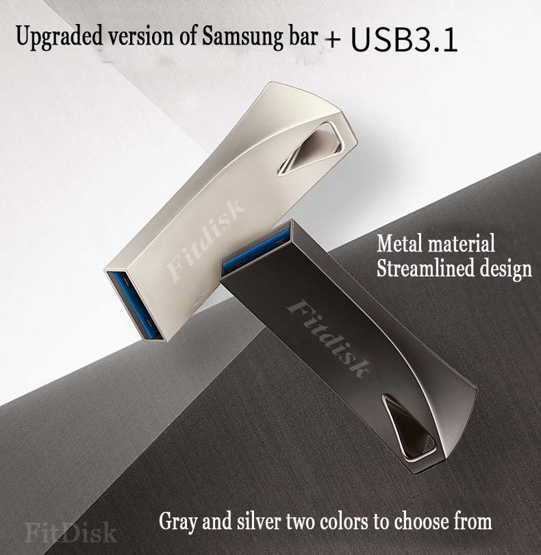 [+2 Free OTG Adapters] Metal 32GB 64GB 128G USB Flash Drives flash disk flash drive flashdrive flashdisk flash disks Pendrive Pen Drive FlashDrives Pendrives flashdisks  Data Storage