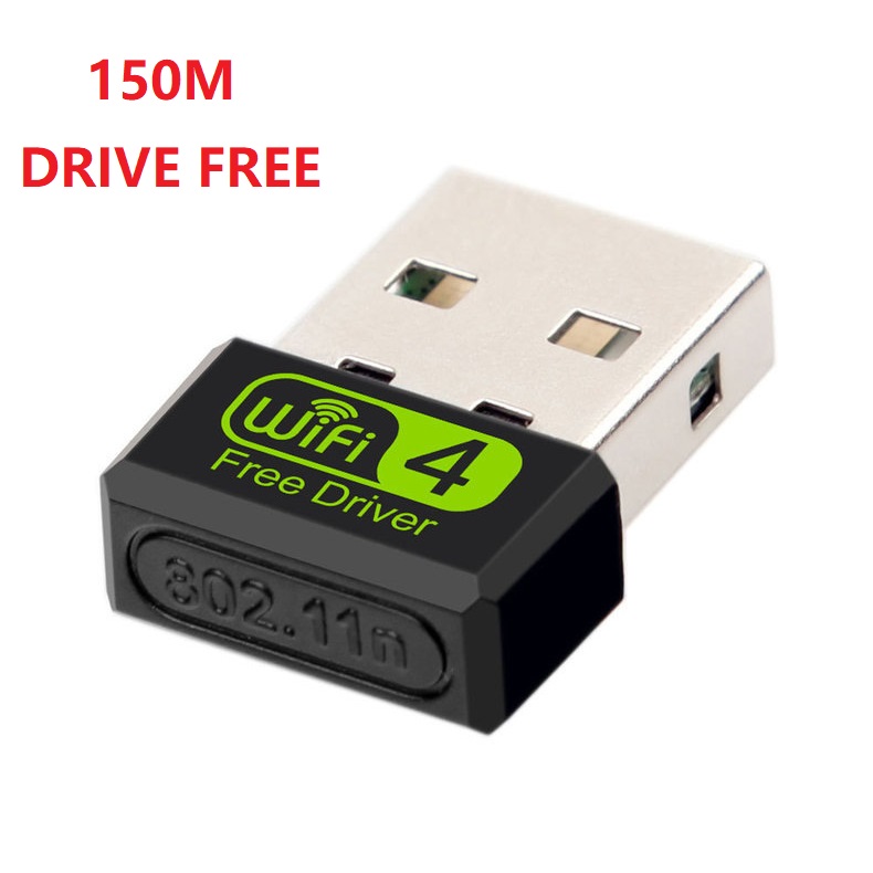 150Mbps Mini Drive Free wireless network card 2.4G USB portable WIFI Receiver Emission computer