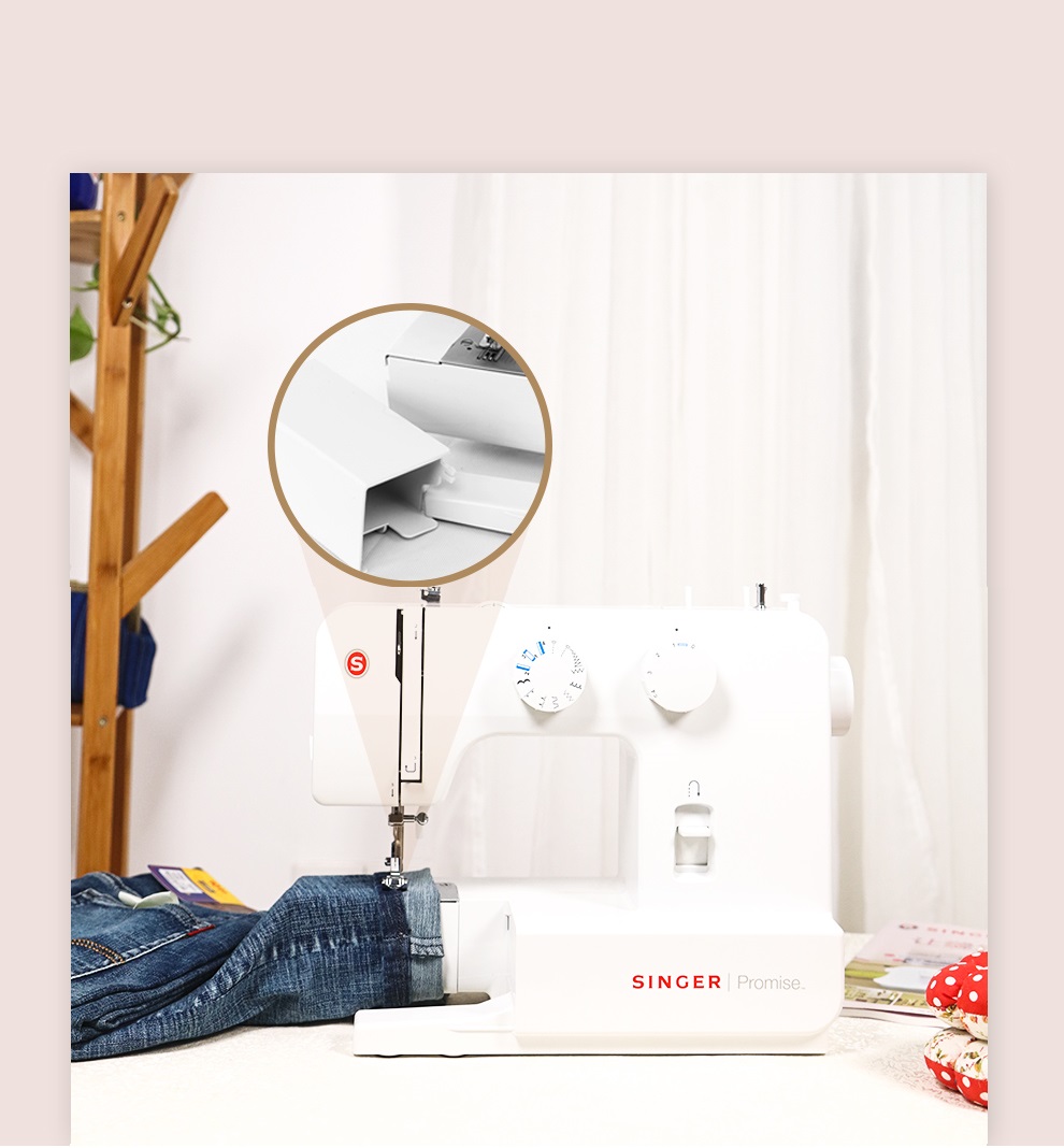 WECHO SINGER Heavy Duty 1409 Sewing Machine With Extension Table