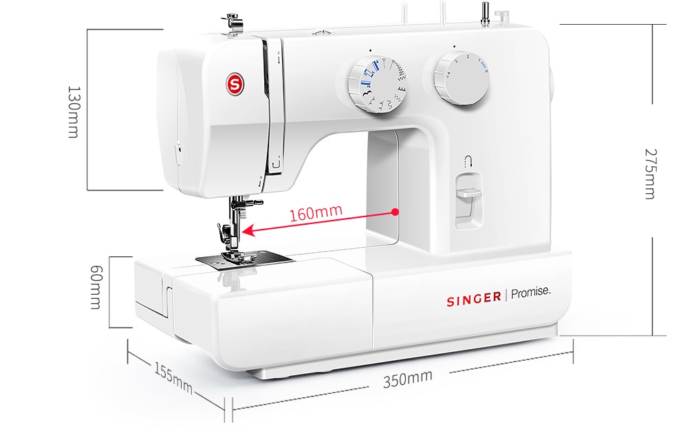 WECHO SINGER Heavy Duty 1409 Sewing Machine With Extension Table