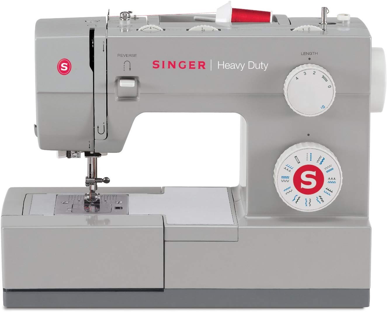 SINGER Heavy Duty 4423 Sewing Machine with 23 built-in thread with extender table