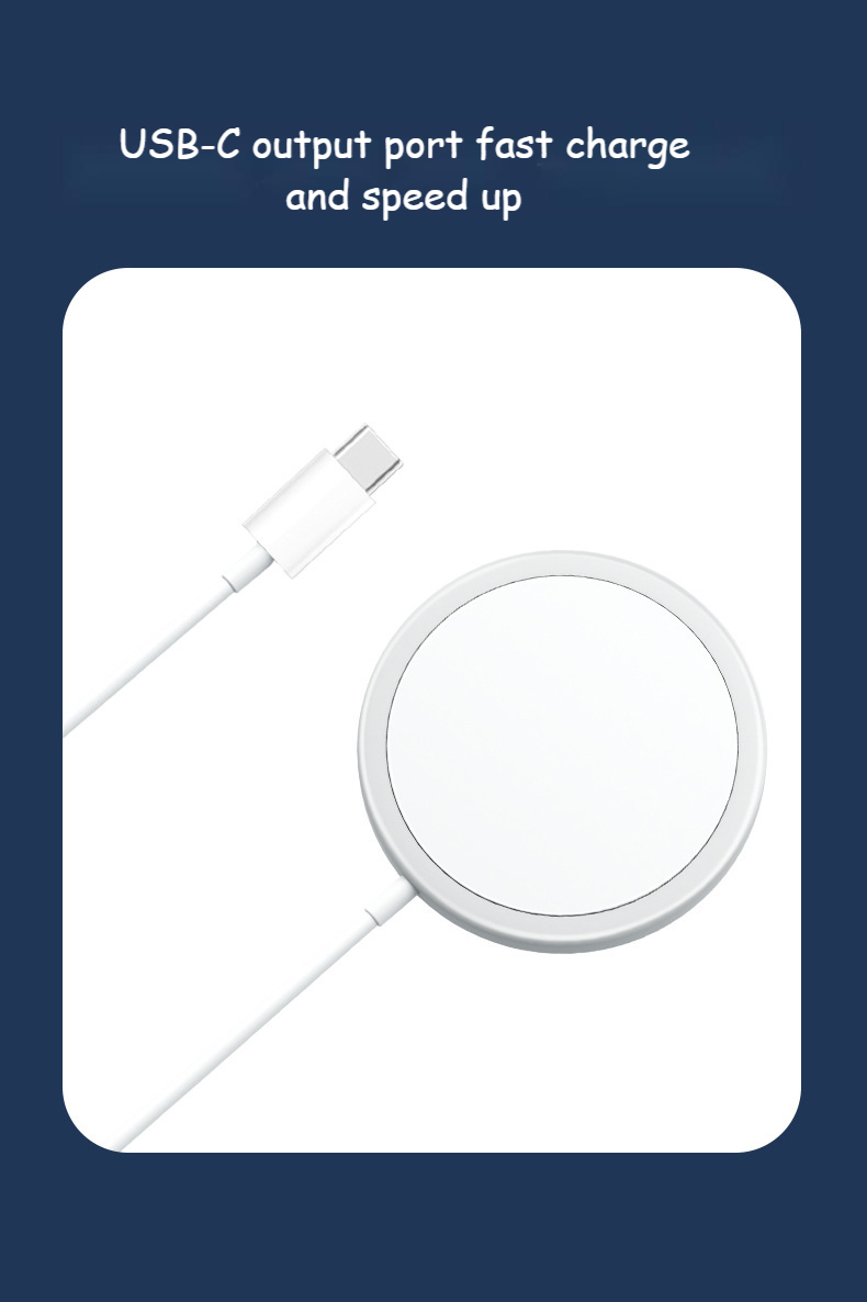New MagSafe Magnetic Suction Wireless Charger For Apple 12 Series