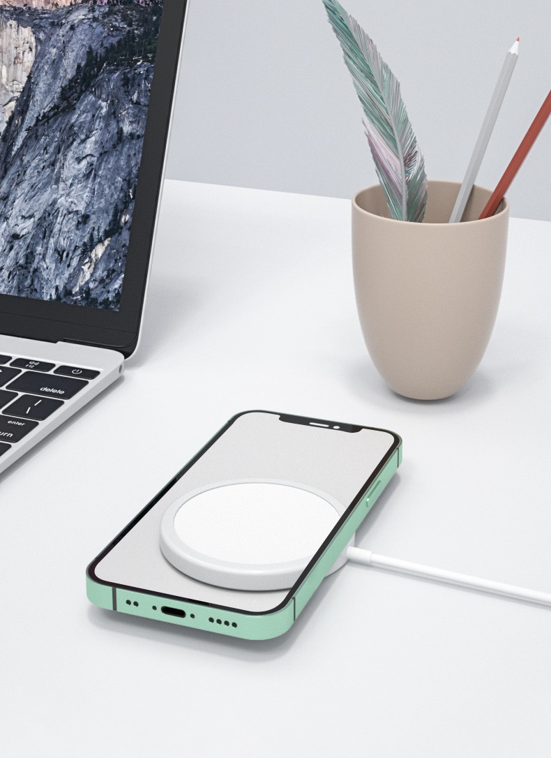 New MagSafe Magnetic Suction Wireless Charger For Apple 12 Series