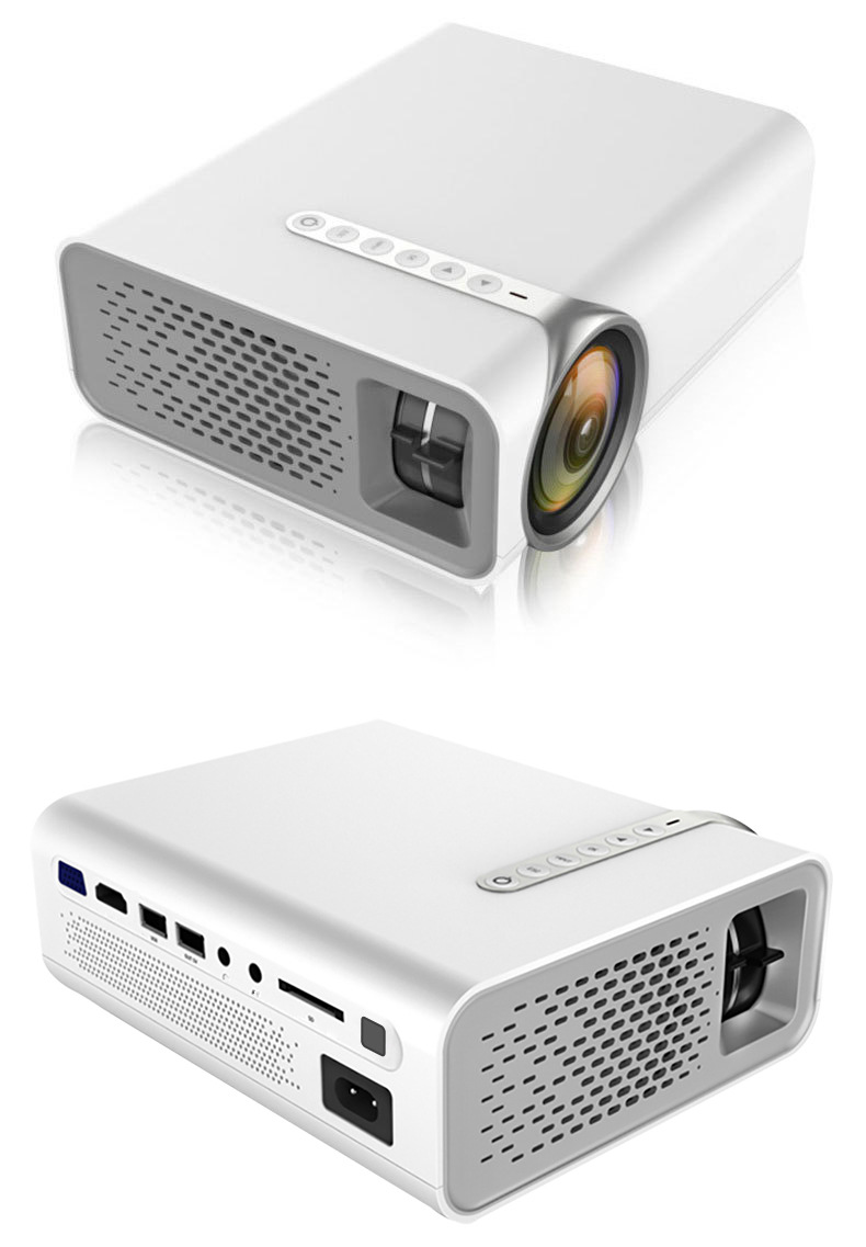 Projector YG520  Mini Portable Movie Projector Home micro projector 1080P portable LED HD projector