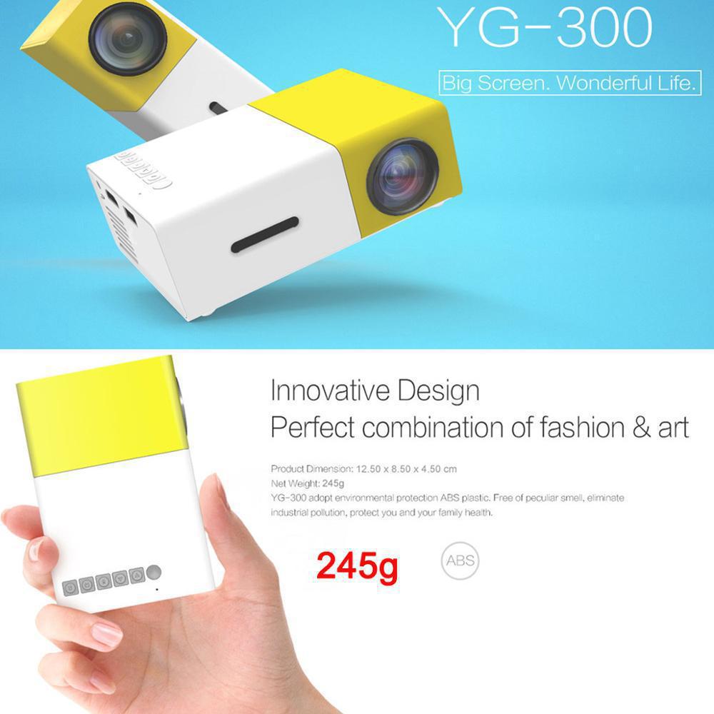 WECHO Home Mini Portable Projector LED Entertainment HD Projector