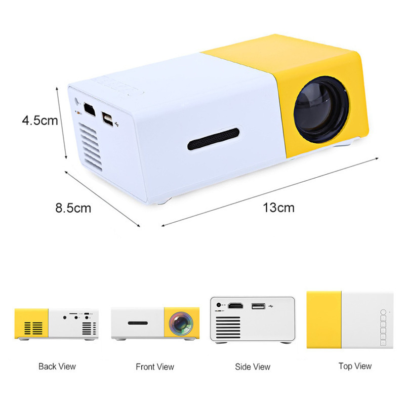 WECHO Home Mini Portable Projector LED Entertainment HD Projector