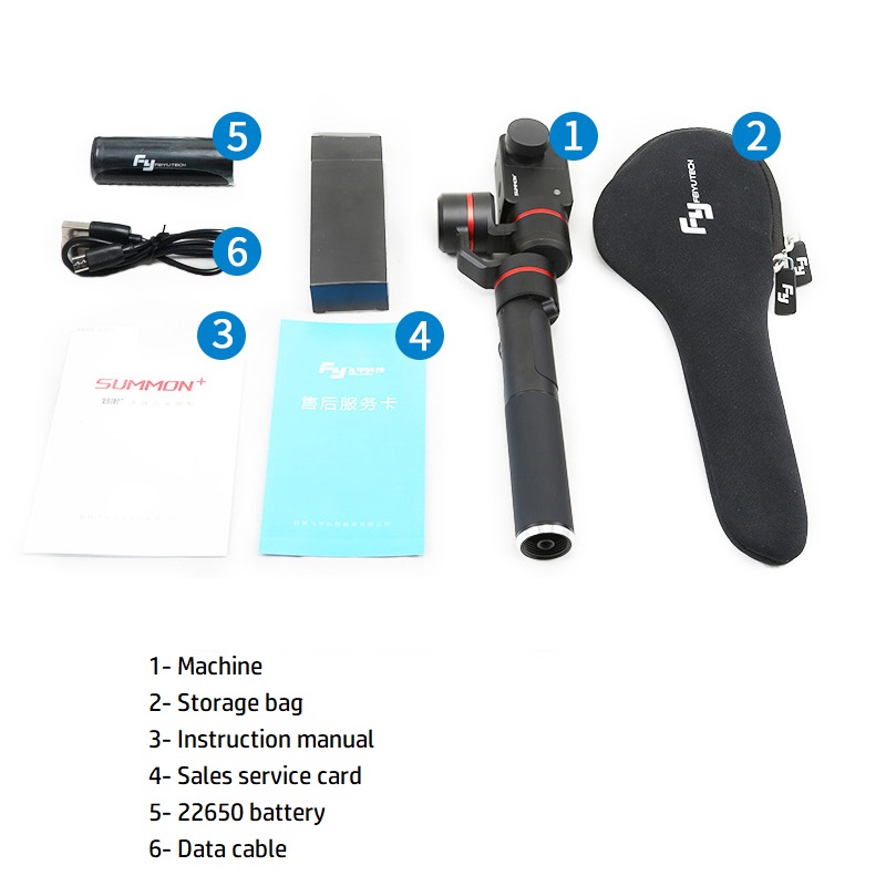 WECHO FeiYu SUMMON+ integrated intelligent 3 Axis portable photography motion digital camera