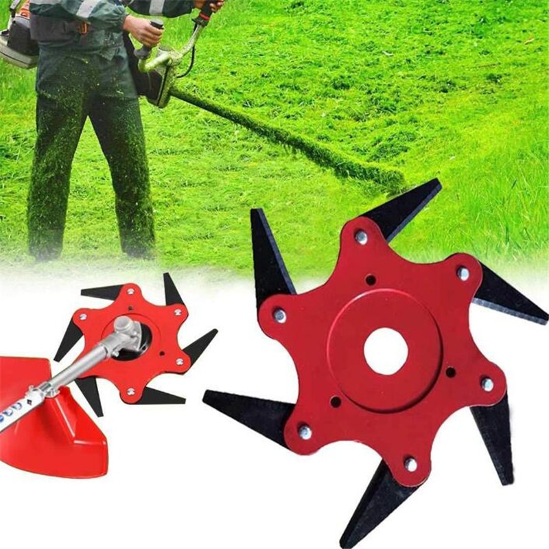 WECHO Mowing and weeding lawn machine cemented carbide economic six blade blade blade trimmer head