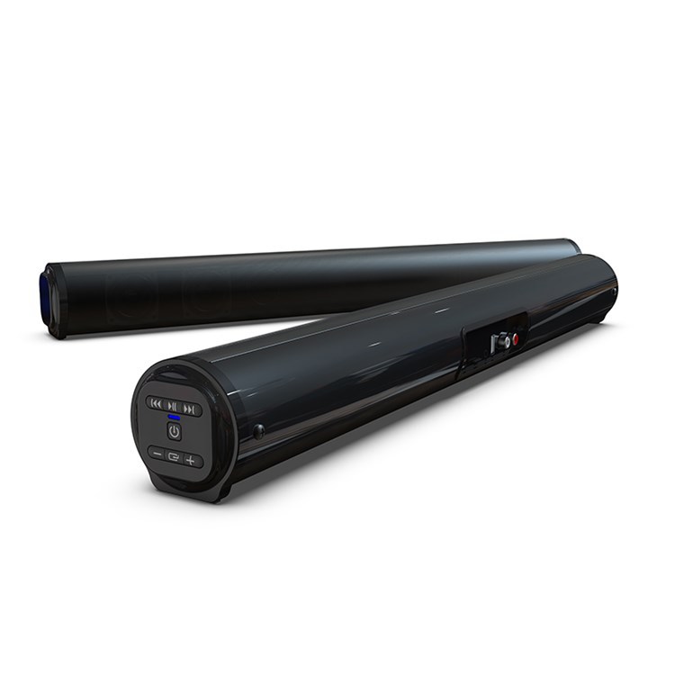 WECHO BS-10 Smart 5.0 Bluetooth Speaker Metal Remote Control Home Theater Soundbar Audio