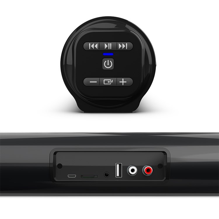 WECHO BS-10 Smart 5.0 Bluetooth Speaker Metal Remote Control Home Theater Soundbar Audio