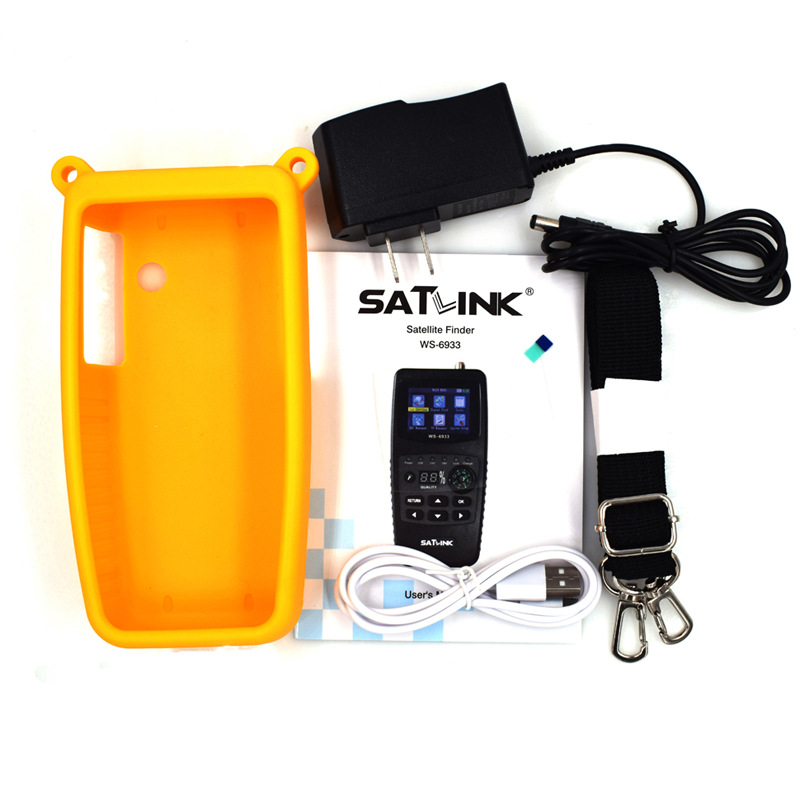 WECHO Digital Satellite Finder Detector Satlink WS6933 Signal Search LCD Screen Star Finder Display