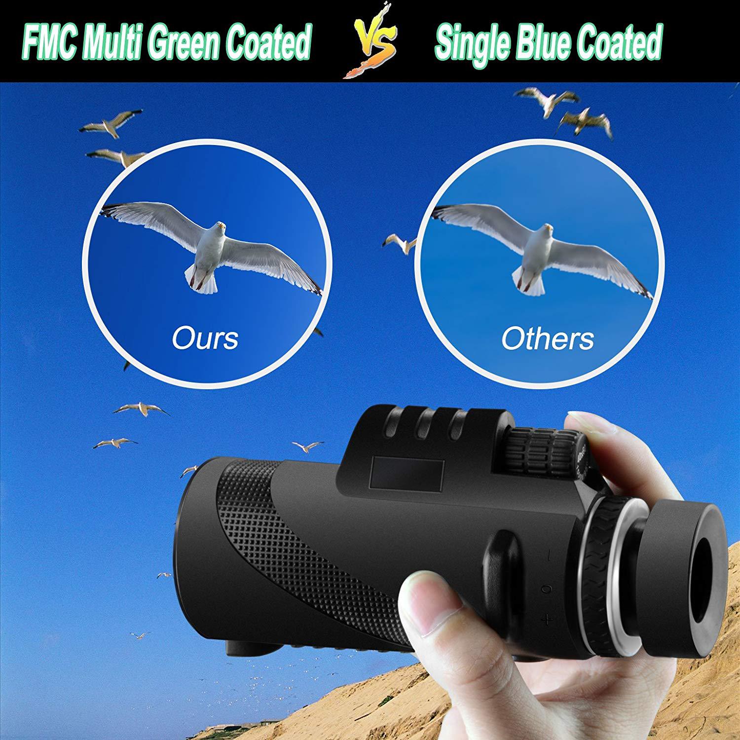 WECHO Long-rang 40X60Single For Smartphone High Resolution waterproof Outdoor Concert Star Telescope