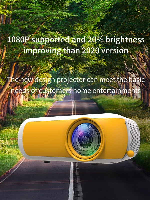 WECHO A10 Mini Projector Household LED Portable Small Projector HD 1080P