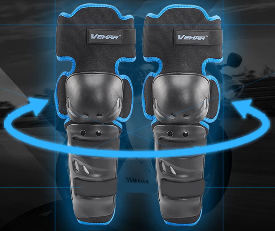 Motorcycle Motocross Racing Armored Non-Slip Shock Resistant Riding Knee Protector Knee Guard