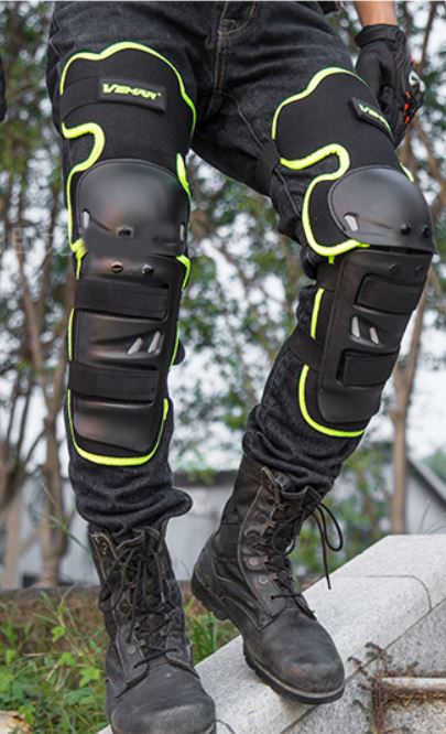 Motorcycle Motocross Racing Armored Non-Slip Shock Resistant Riding Knee Protector Knee Guard