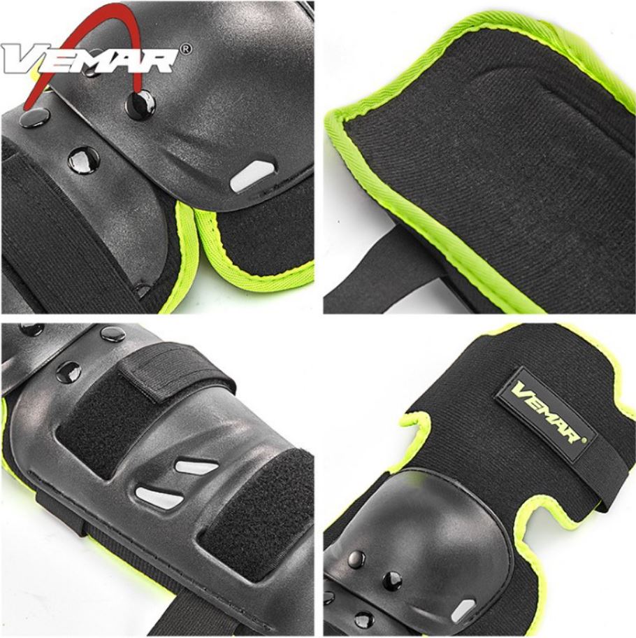 Motorcycle Motocross Racing Armored Non-Slip Shock Resistant Riding Knee Protector Knee Guard