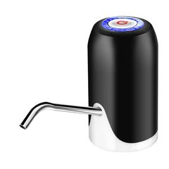 Household rechargeable barrel pump automatic water supply electric water dispenser Black