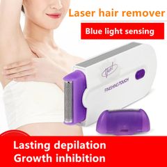 Women's portable hair removal tool body care hair removal device laser painless induction White one size