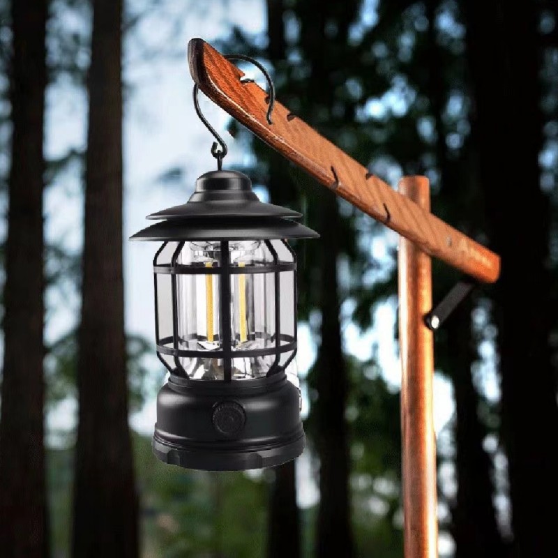 New Arrival Camping Light Outdoor Waterproof Hanging Lantern LED Tent Lamp Rechargeable Night Light