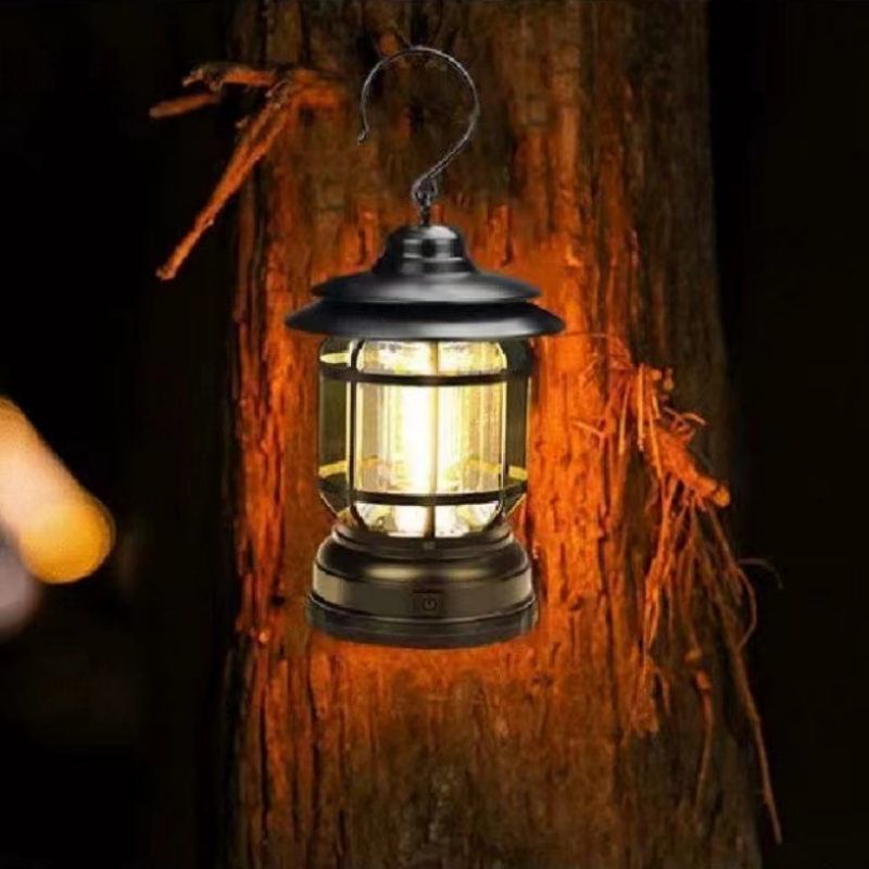 New Arrival Camping Light Outdoor Waterproof Hanging Lantern LED Tent Lamp Rechargeable Night Light