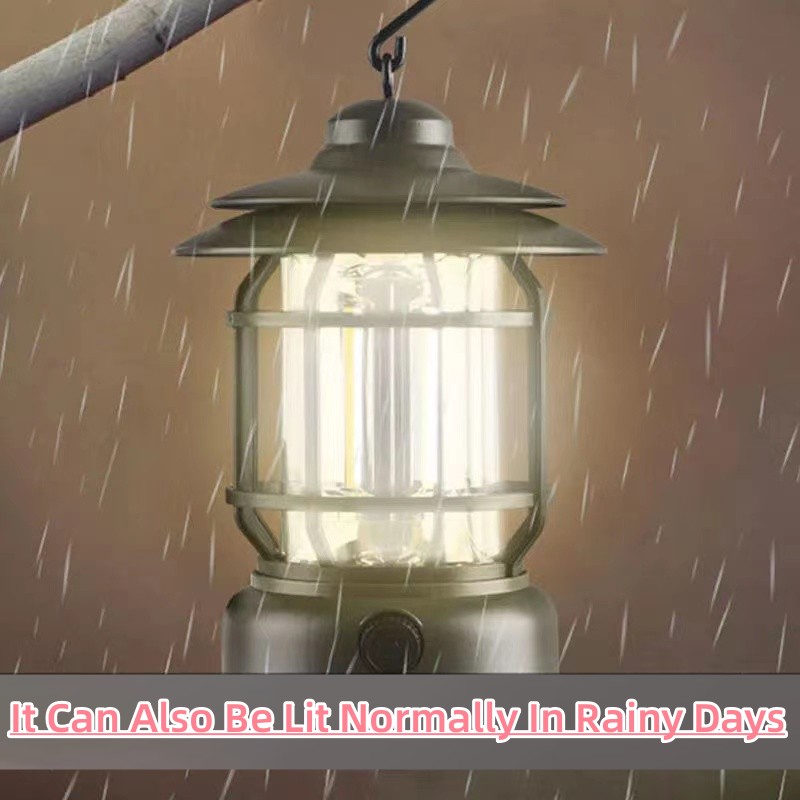 New Arrival Camping Light Outdoor Waterproof Hanging Lantern LED Tent Lamp Rechargeable Night Light