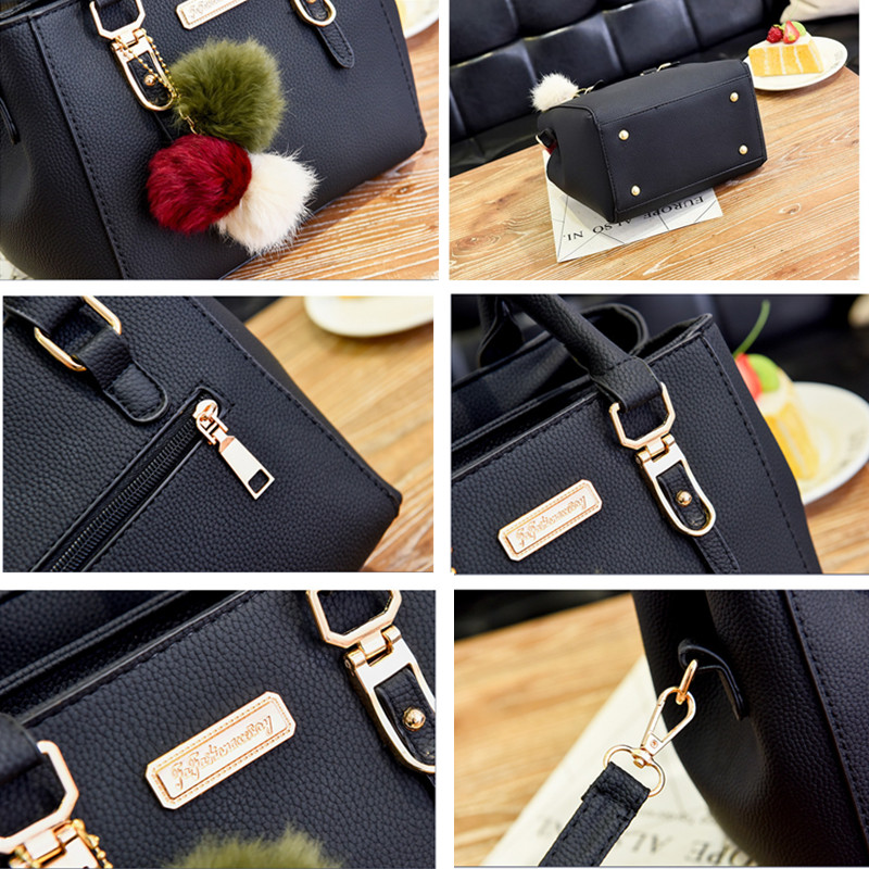 （Gift: A Fur Ball Pendant As Shown In The Picture） New Arrival Fashion Women's Bags Wild Handbag Female Crossbody Bag Small Square Bag