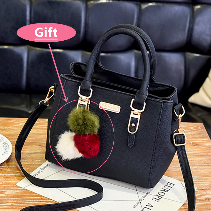 （Gift: A Fur Ball Pendant As Shown In The Picture） New Arrival Fashion Women's Bags Wild Handbag Female Crossbody Bag Small Square Bag