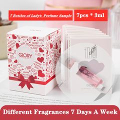 Women's Perfume Sample 7 Pieces 3ml Different Fragrances Gift Box 7PCS * 3ML