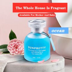 Indoor Bedroom Toilet Odor Removal Aromatherapy Fragrance Rotating Perfume Small Gift Ocean 65ML