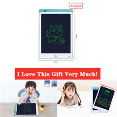 10 Inch Smart LCD Writing Tablet Electronic Notepad Kids Drawing Handwriting Board Educational Toy Light blue