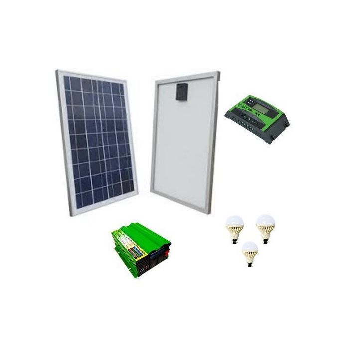 80w solar plus free inverter+controller+3bulb