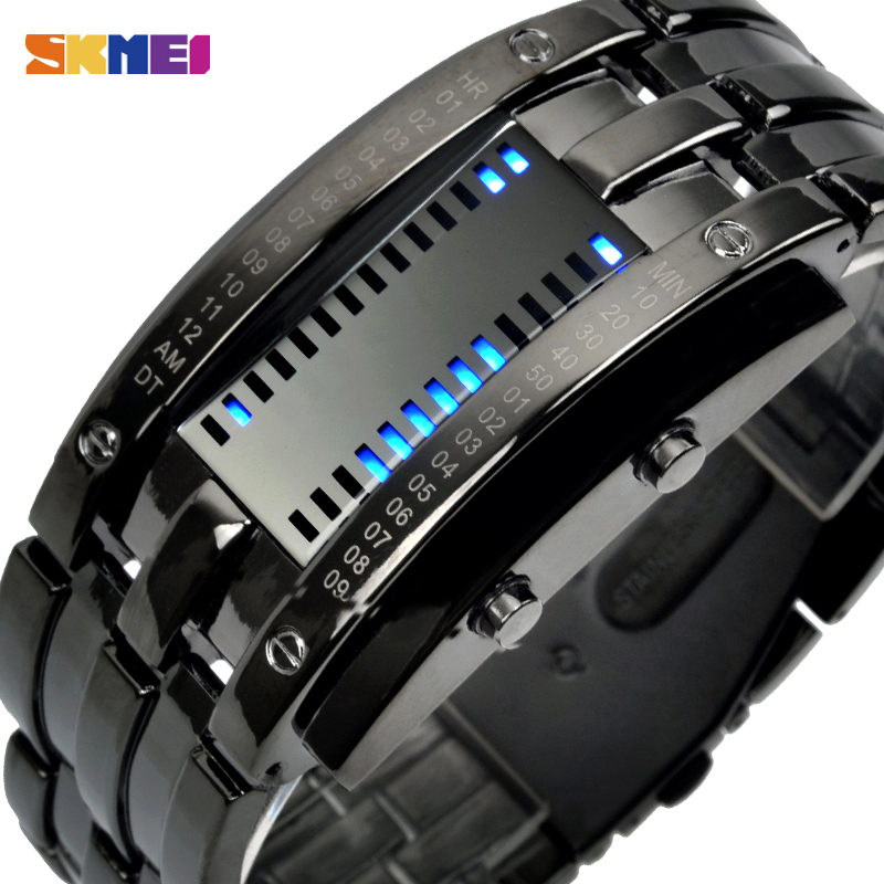 SKMEI Creative Couple Sport Watch Men Women LED Display Mens Laies Watches Fashion Digital Hour 0926