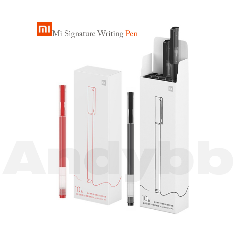 Xiaomi giant can write gel pen, 10 packs of  pen signature office supplies student water pen