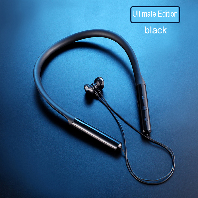 Smart Bluetooth 5.0 Earset Wireless Earphone Hanging Neck Earbuds running waterproof sweatproof