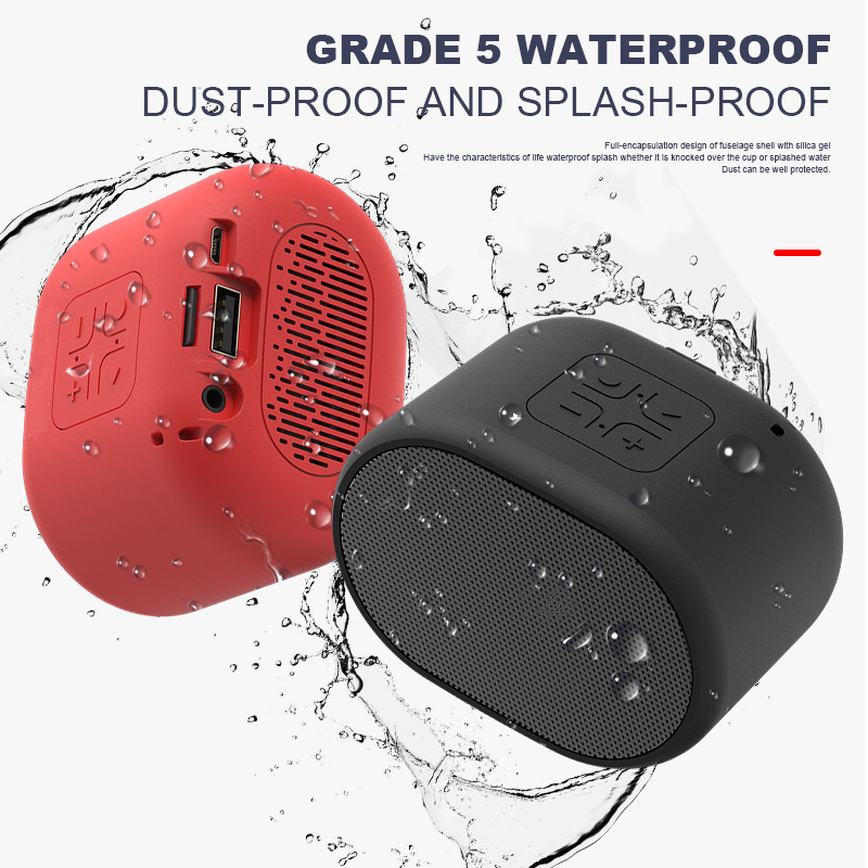 Wireless Bluetooth Speaker Fashion / Mini Portable Fast link Multimedia Large capacity Waterproof