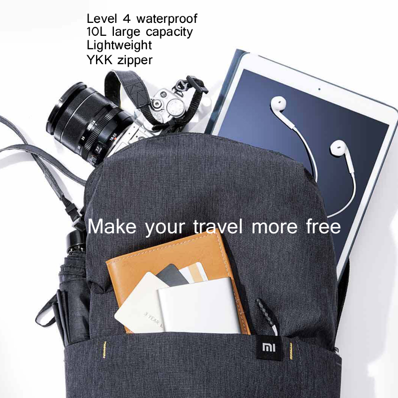 【Andybbyyf】Colorful Backpack 10L, Casual Backpack, Mijia Student Bag backpack XiaoMi