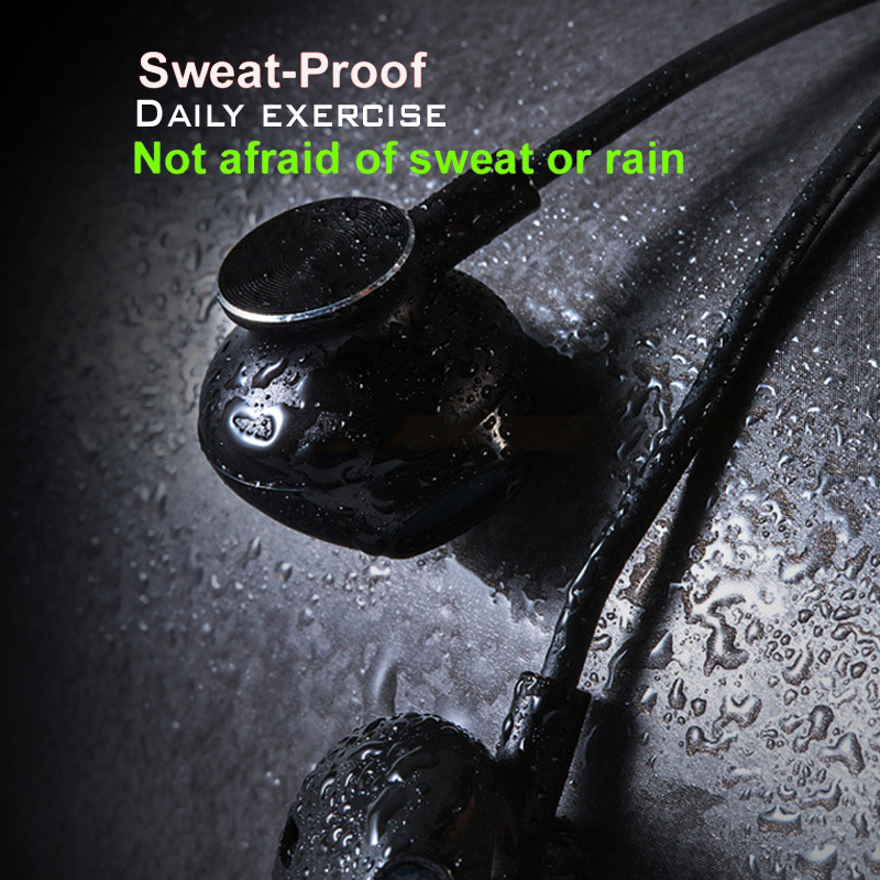 Smart Bluetooth 5.0 Earset Wireless Earphone Hanging Neck Earbuds running waterproof sweatproof