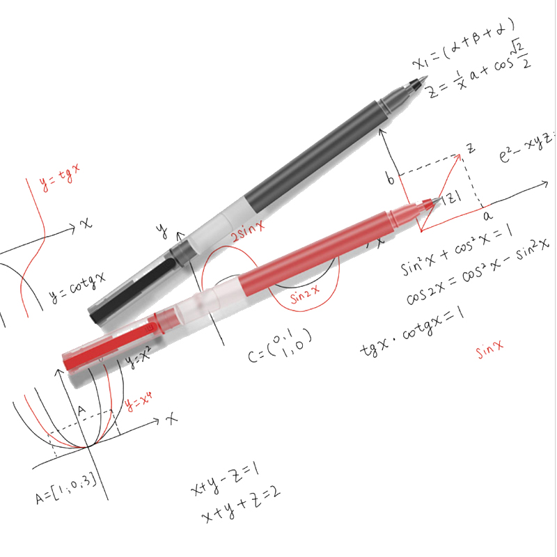 Xiaomi giant can write gel pen, 10 packs of  pen signature office supplies student water pen