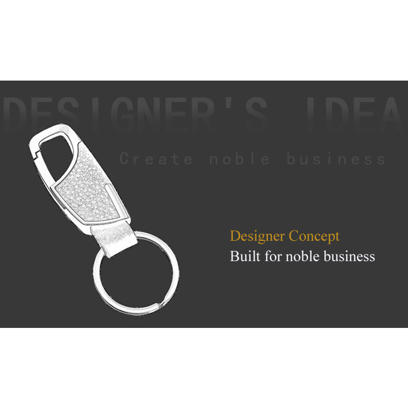 WHOLEsale Keychain, leather men's car keychain, metal pendant accessories, custom small gifts