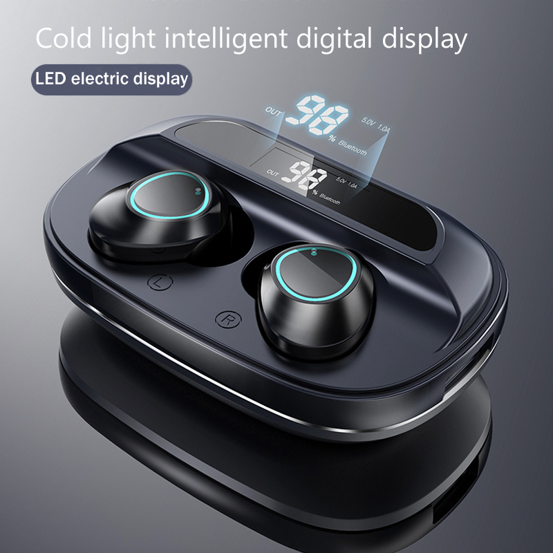 TWS 5.0 Bluetooth Earphone Wireless Earbuds Touch Control Headset AirDots Bass Voice Headphones