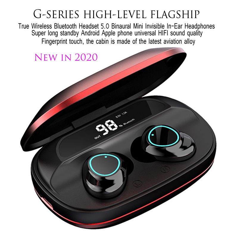 TWS 5.0 Bluetooth Earphone Wireless Earbuds Touch Control Headset AirDots Bass Voice Headphones