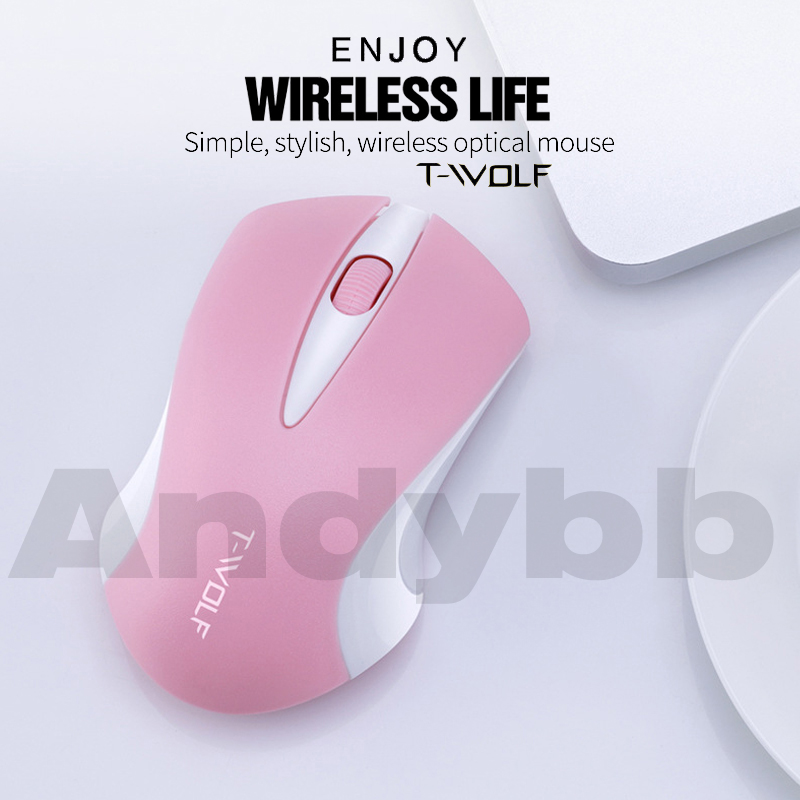 【Andybbyyf】Hot sale laptop&apos;s wireless mouse, computer accessories girl mouse