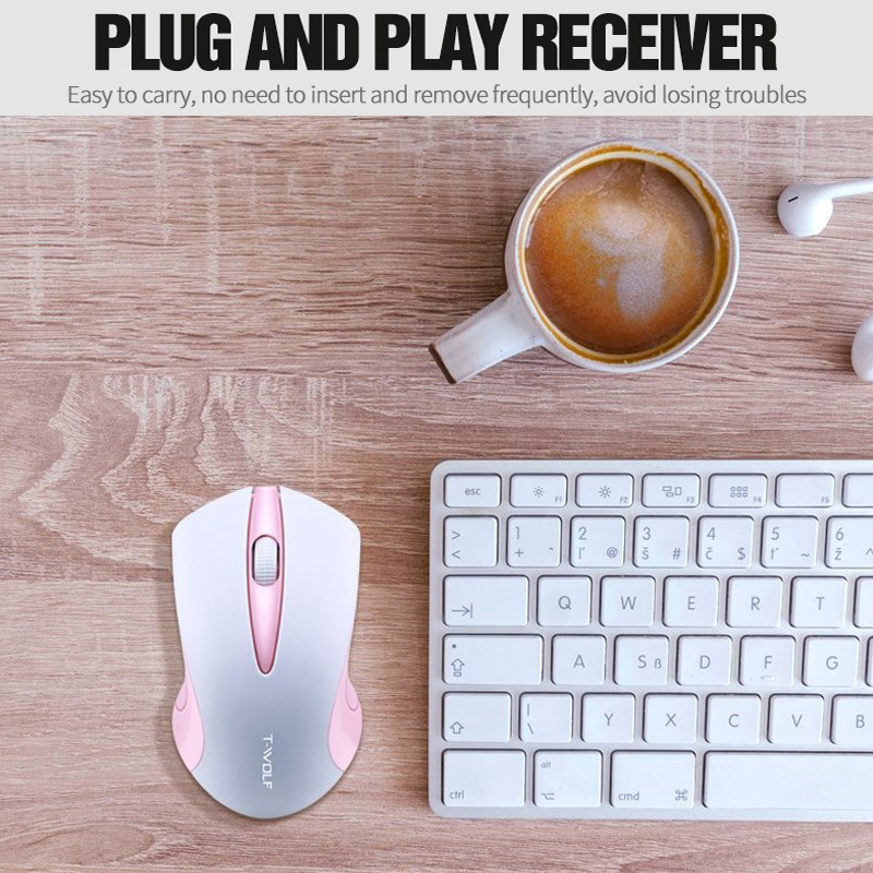 【Andybbyyf】Hot sale laptop&apos;s wireless mouse, computer accessories girl mouse