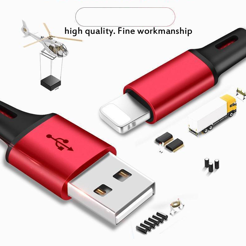 3-in-1data cable High-snylon braid suitable for Apple Android type-c three-in-one Fast charge cable