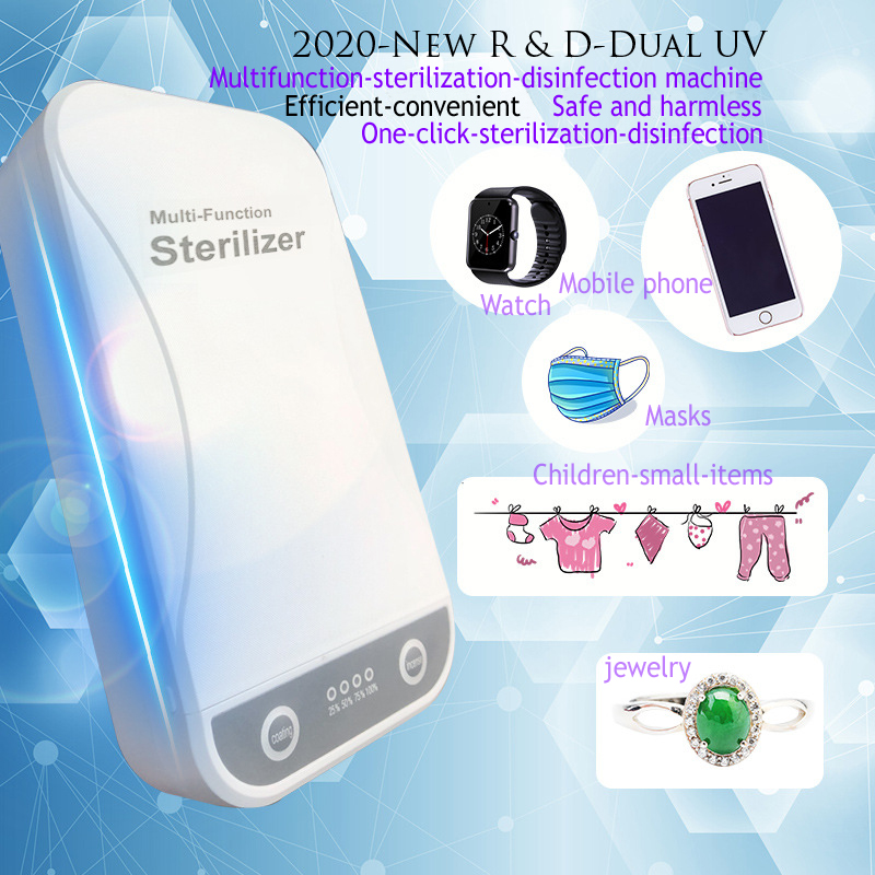Mobile Phone Disinfection and Aromatherapy Machine Mul-Box Fully Automatic Double UV Sterilization